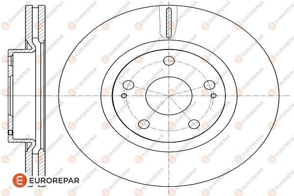 1618887580 EUROREPAR Тормозной диск (фото 1)