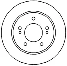 45514 MAPCO Тормозной диск (фото 1)