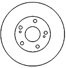 45522 MAPCO Тормозной диск (фото 1)