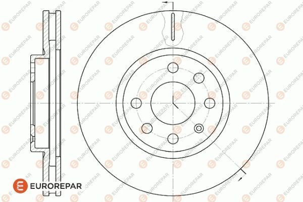 1618884180 EUROREPAR Тормозной диск (фото 3)
