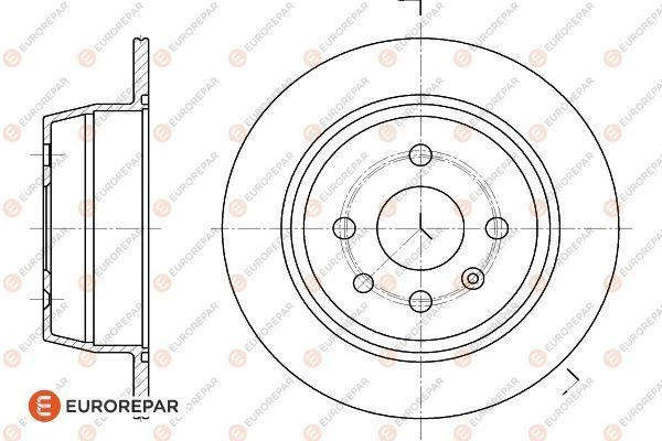 1618878680 EUROREPAR Тормозной диск (фото 3)