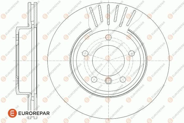 1618885680 EUROREPAR Тормозной диск (фото 2)