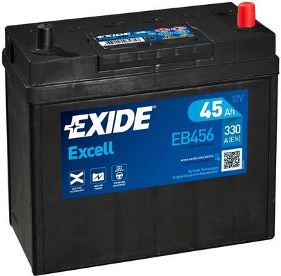 EB456 EXIDE Стартерная аккумуляторная батарея (фото 7)