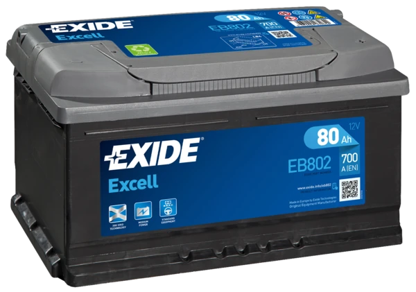 EB802 EXIDE Стартерная аккумуляторная батарея (фото 5)