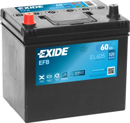 EL605 EXIDE Стартерная аккумуляторная батарея (фото 3)