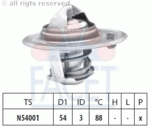 7.8235S FACET Термостат ford (фото 1)