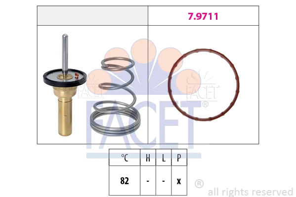 7.8736 FACET Термостат, охлаждающая жидкость (фото 2)