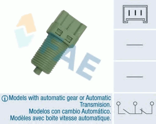 24700 FAE Выключатель фонаря сигнала торможения (фото 2)