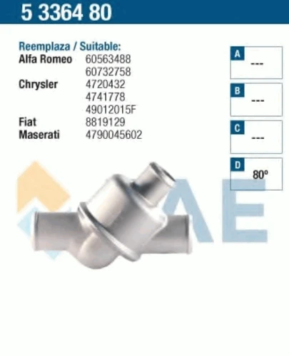 5336480 FAE Термостат (фото 2)