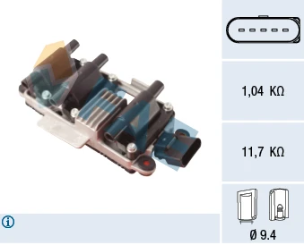 80404 FAE Катушка зажигания (фото 2)