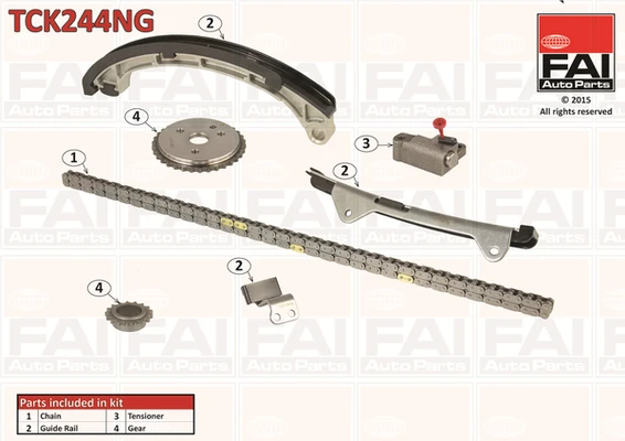 TCK244NG FAI AUTOPARTS Комплект цели привода распредвала (фото 2)