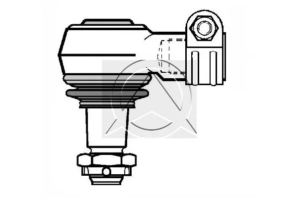 14733 SIDEM Наконечник рулевой тяги (фото 1)