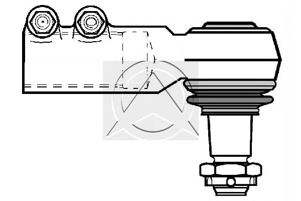 500033 SIDEM Наконечник рулевой тяги (фото 1)