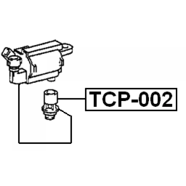 TCP-002 FEBEST Вилка, катушка зажигания (фото 4)