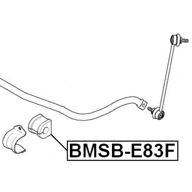 BMSB-E83F FEBEST Втулка, стабилизатор (фото 4)