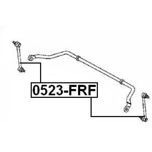 0523-FRF FEBEST Тяга / стойка, стабилизатор (фото 4)