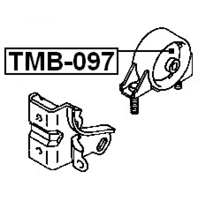 TMB-097 FEBEST Подвеска, двигатель (фото 4)
