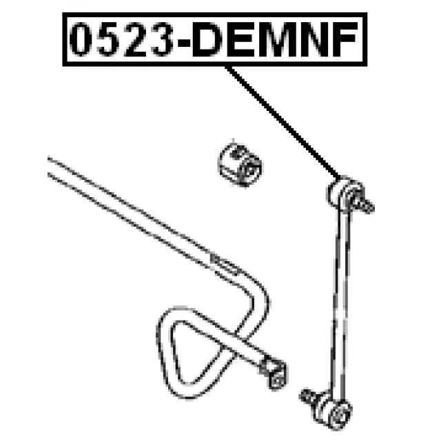 0523-DEMNF FEBEST Тяга / стойка, стабилизатор (фото 3)