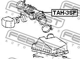 TAH-3SF FEBEST Шланг, система подачи воздуха (фото 2)