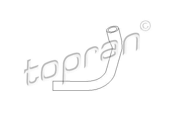 107 394 TOPRAN Шланг, воздухоотвод крышки головки цилиндра (фото 1)