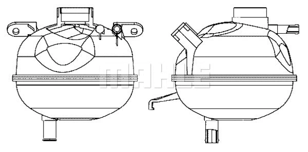 CRT 7 000S KNECHT/MAHLE Компенсационный бак, охлаждающая жидкость (фото 1)