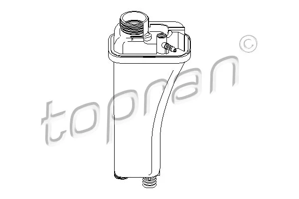 500 790 TOPRAN Компенсационный бак, охлаждающая жидкость (фото 1)
