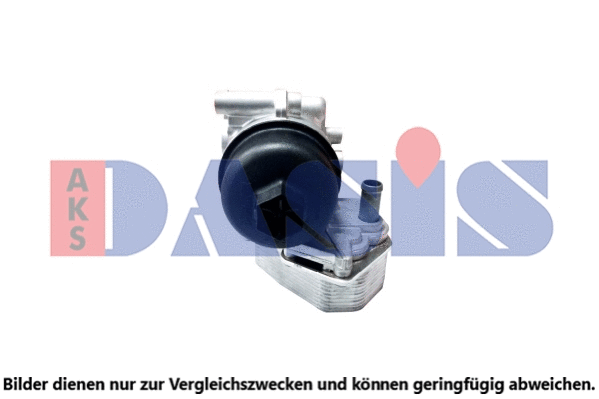 096015N AKS DASIS масляный радиатор, двигательное масло (фото 1)