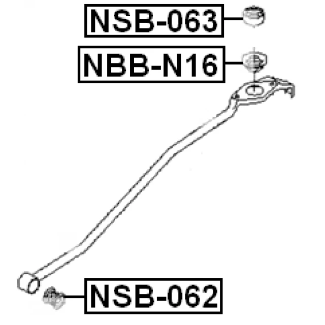 NBB-N16 FEBEST Пыльник, предохранит. штифт - шток вилки переключ. передач (фото 4)