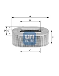 27.830.00 UFI Воздушный фильтр (фото 1)