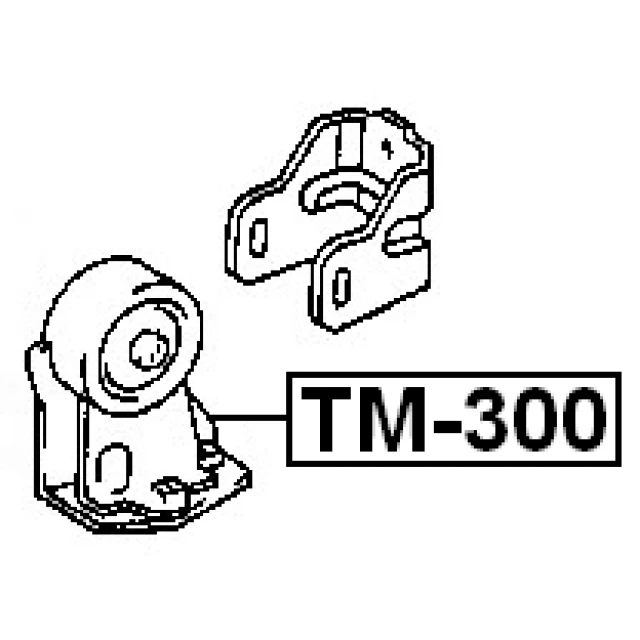 TM-300 FEBEST Подвеска, двигатель (фото 4)
