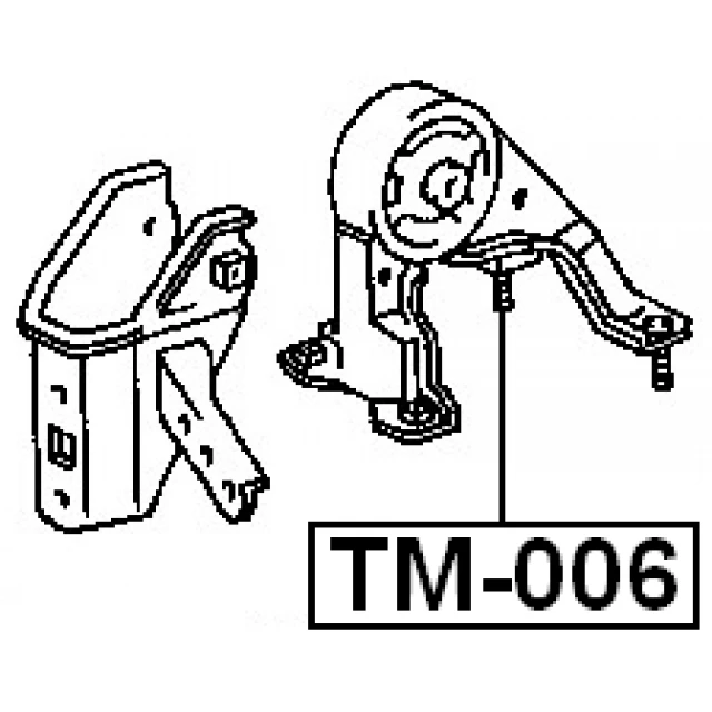 TM-006 FEBEST Подвеска, двигатель (фото 4)