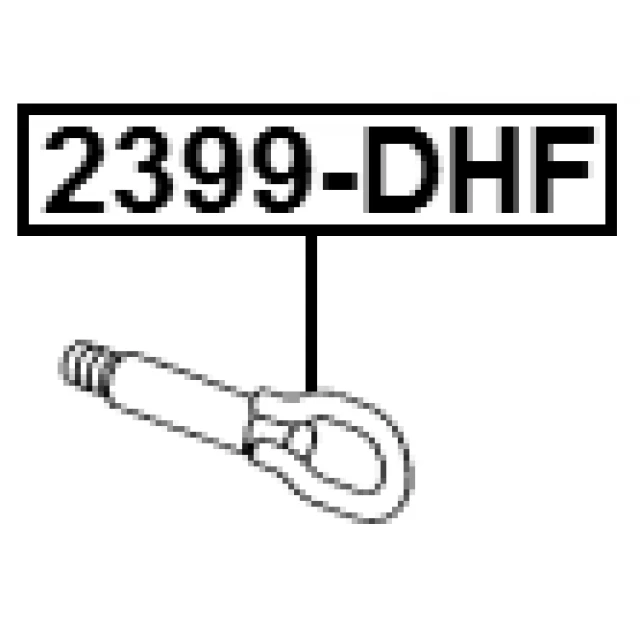 2399-DHF FEBEST Буксирный крюк (фото 3)