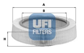 30.810.00 UFI Воздушный фильтр (фото 1)