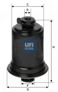 31.546.00 UFI Топливный фильтр (фото 1)