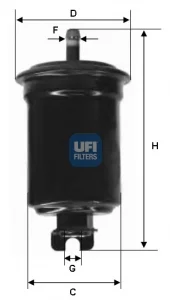 31.632.00 UFI Топливный фильтр (фото 1)