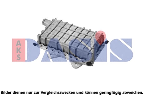 136530N AKS DASIS масляный радиатор, двигательное масло (фото 1)