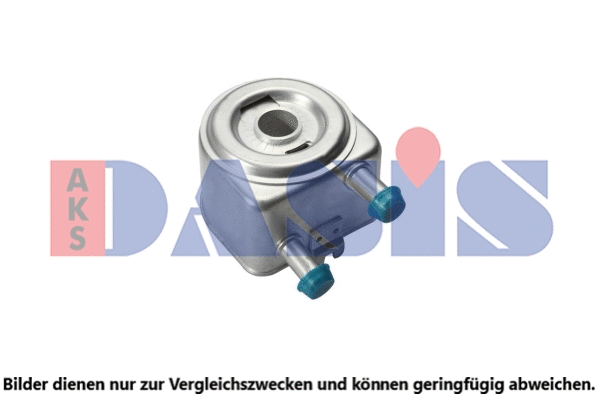 166002N AKS DASIS масляный радиатор, двигательное масло (фото 1)