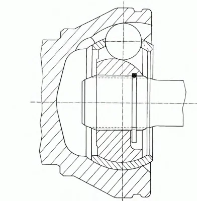 20257 GKN SPIDAN/LOEBRO Шрус наружний (со стороны колеса) (фото 1)