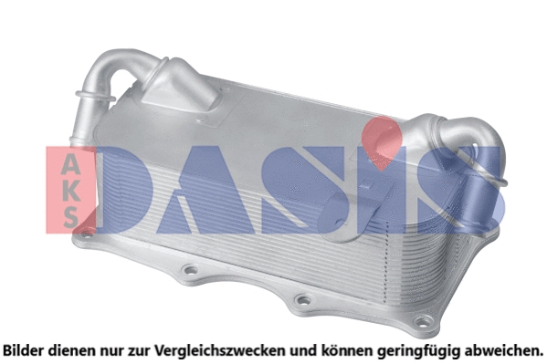 176009N AKS DASIS масляный радиатор, двигательное масло (фото 1)