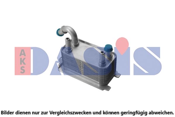 226004N AKS DASIS масляный радиатор, двигательное масло (фото 1)