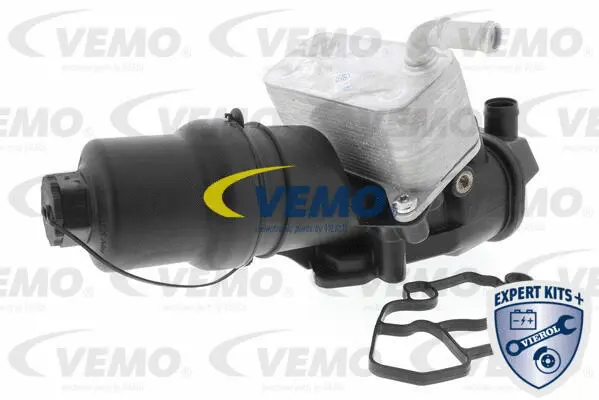 V15-60-6080 VEMO масляный радиатор, двигательное масло (фото 1)
