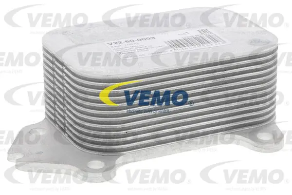 V22-60-0003 VEMO масляный радиатор, двигательное масло (фото 1)