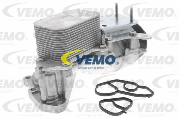V42-60-0007 VEMO масляный радиатор, двигательное масло (фото 1)