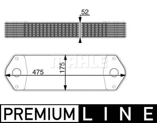 CLC 11 000P KNECHT/MAHLE Масляный радиатор, двигательное масло (фото 2)