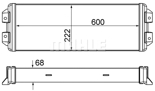 CLC 209 000P KNECHT/MAHLE Масляный радиатор, двигательное масло (фото 1)