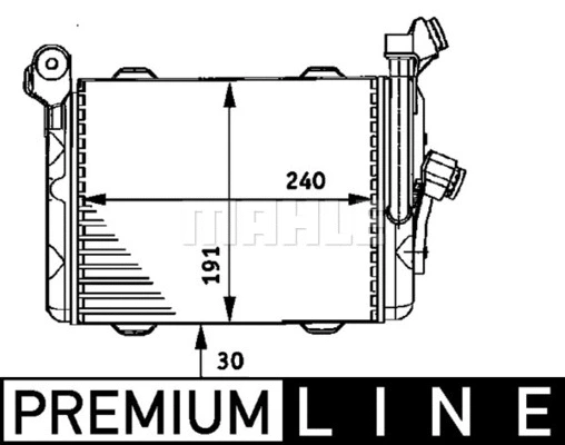 CLC 33 000P KNECHT/MAHLE Масляный радиатор, двигательное масло (фото 2)