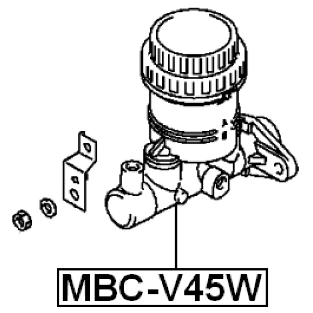 MBC-V45W FEBEST Главный тормозной цилиндр (фото 4)
