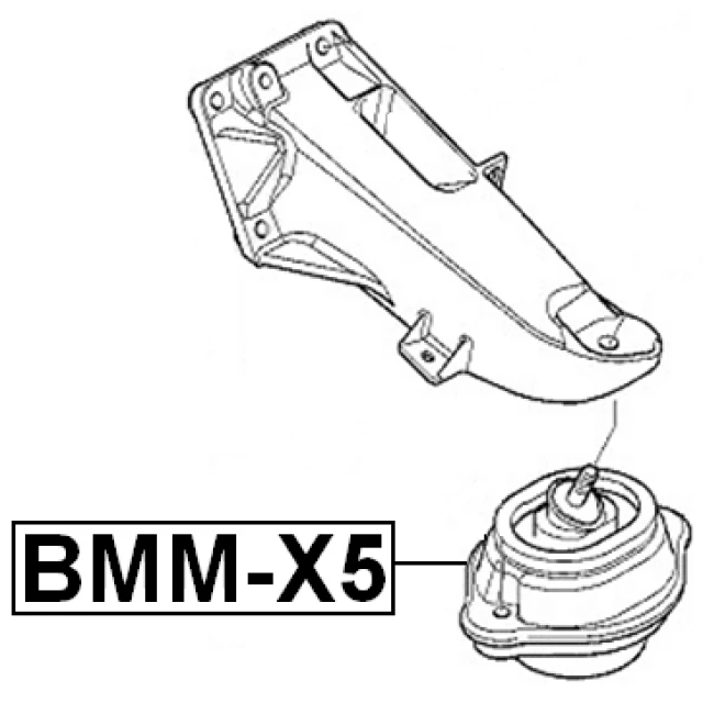 BMM-X5 FEBEST Подвеска, двигатель (фото 3)