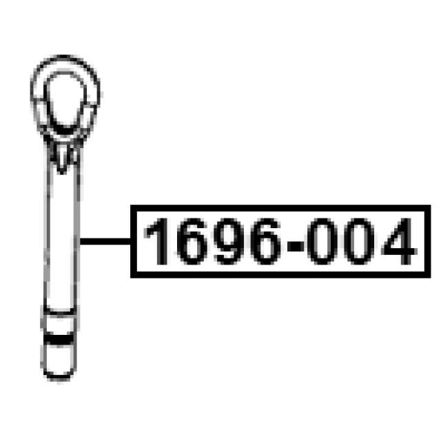 1696-004 FEBEST Буксирный крюк (фото 2)