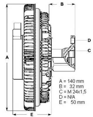 LK004 BERU Вентилятор охлаждения радиатора (двигателя) (фото 2)